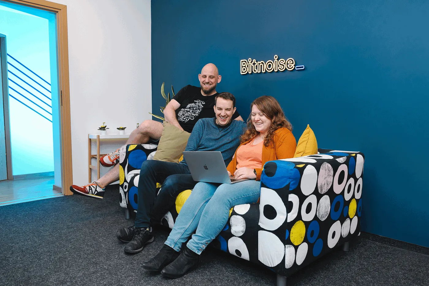 The Bitnoise team in the office in Poznań